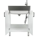 Transform 24.2 in. All-in-one RTA Laundry Cabinet with Stainless Steel Sink and Faucet
