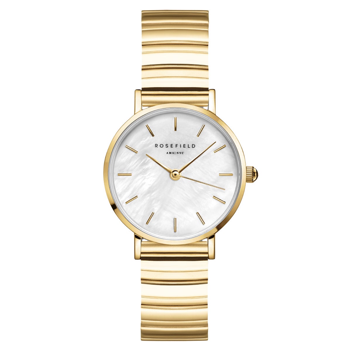 Rosefield White Mother-Of-Pearl Dial Women's Watch