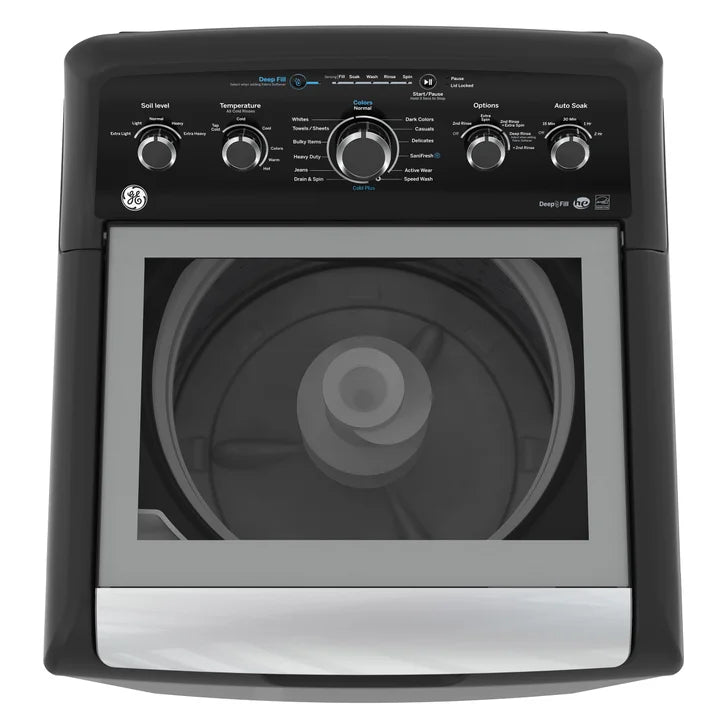 GE 27 in. 4.9 cu ft. Top Load Washer with SaniFresh Option