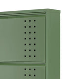 CEHA AYK 3-Door Metal Shoe Cabinet with Front Ventilation