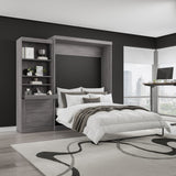 Bestar Boutique Queen Wall Bed 2-piece Set with Pull-out Shelf