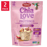Prana Overnight Protein Chia Oats, 2 × 780 g