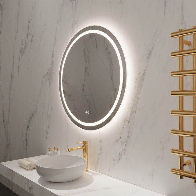 Paris Mirror Kio 32in. Round LED lighted Mirror B6