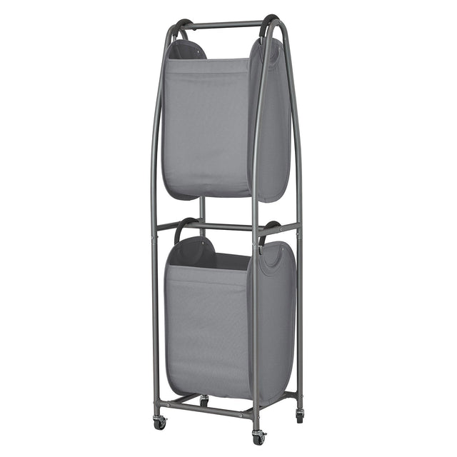 Neatfreak 2-Tier Rolling Vertical Laundry Sorter W1