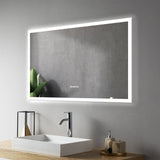 SERA LED Mirror Frosted Edge with Time and Temperature Function