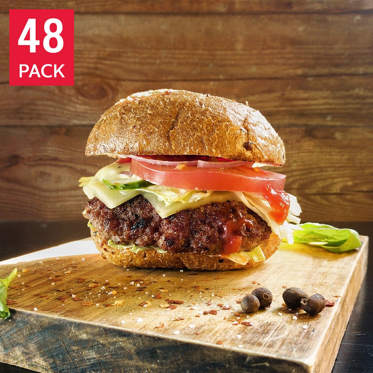 Near North Life Canadian Beef Burgers 48 x 5.3 oz (151 g)