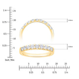 Round Brilliant Diamond Wedding Band (0.50 ctw)