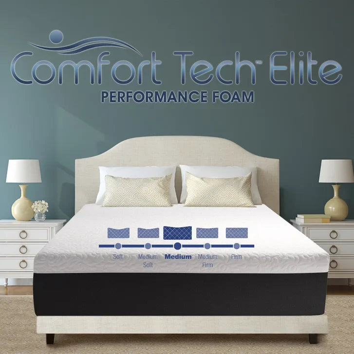 Comfort Tech Elite Aurora - Medium 30.5 cm (12 in.) King Foam Mattress