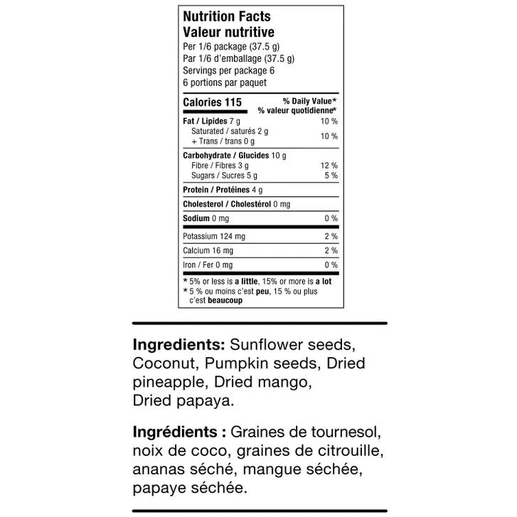 Healthy Crunch Fruit & Seed Mix, 7 × 225 g