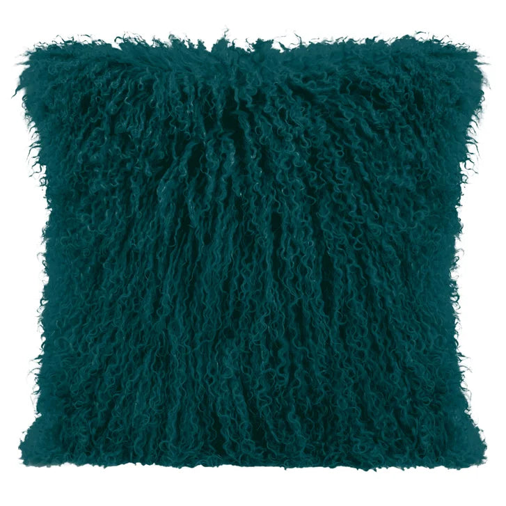Mongolian Sheepskin Decorative Cushion