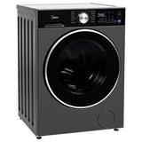 Midea 3.1 cu ft. Graphite Steel Front Load Washer with Quick Wash Option