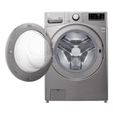 LG Laundry Bundle 5.2 cu ft. Front Load Washer and 7.4 cu ft. Electric Dryer with Storage Pedestal