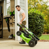 Greenworks 80V 21" Self-Propelled Lawn Mower with 1 Extra Blade, 2.0 AH + 4.0 AH Battery and Charger Included