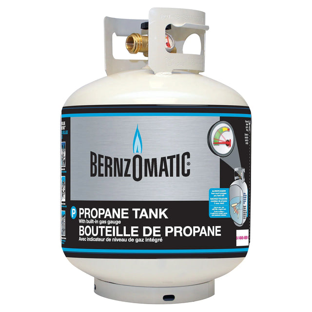 Bernzomatic 20 lb Steel Propane Cylinder/Tank With Gauge (Empty) P3