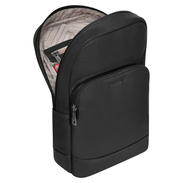 Champs Onyx Collection Leather Sling Bag
