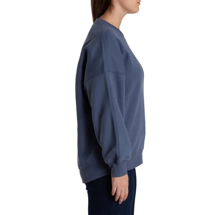 Lazypants Women's Fleece High-low Crewneck Sweatshirt