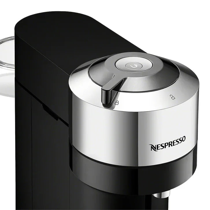 Nespresso Vertuo Next Deluxe Espresso and Coffee Machine by De'Longhi with 12 oz.Travel Mug and $20 Nespresso coffee voucher