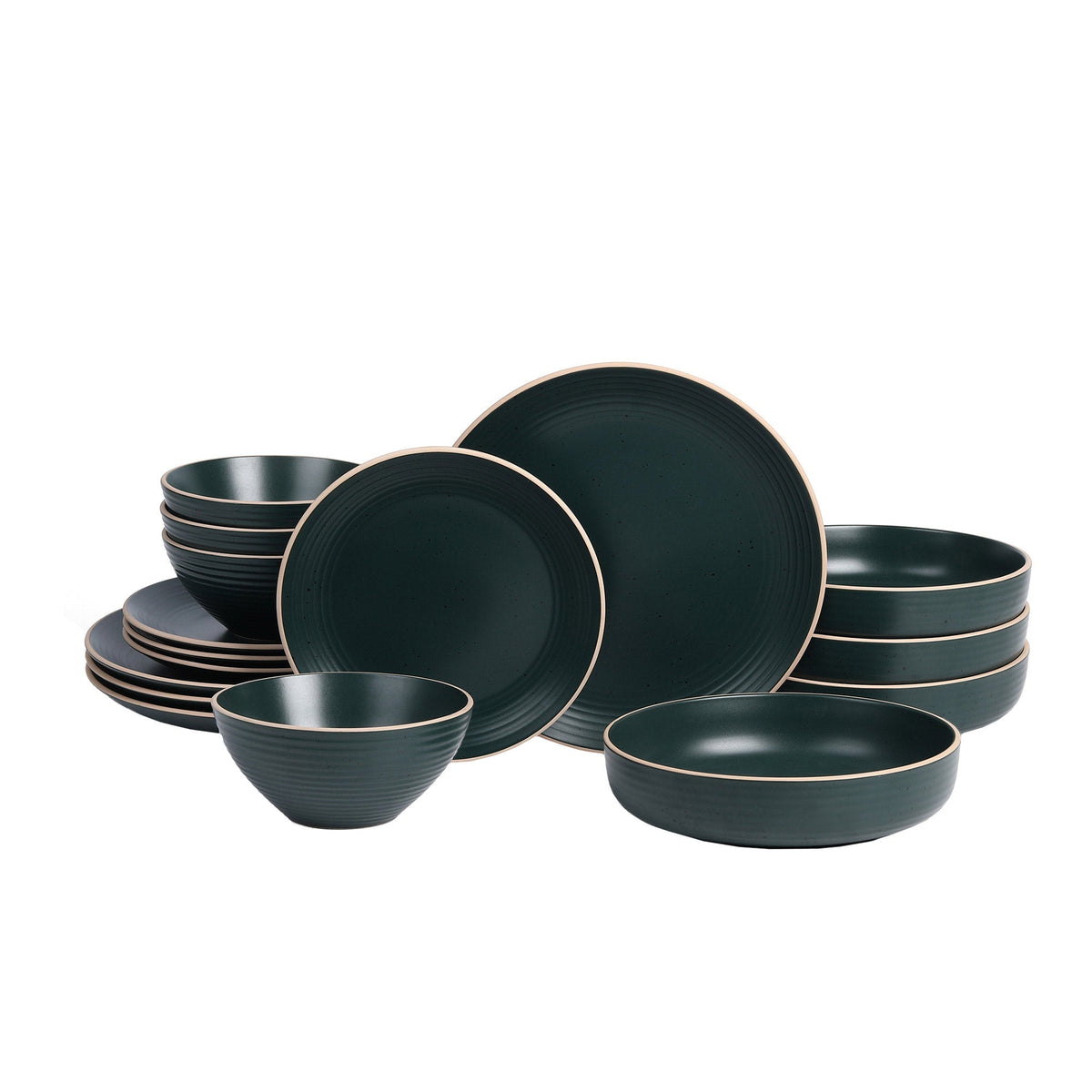 Stone Lain Lauren Stoneware Dinnerware, 16-pieces