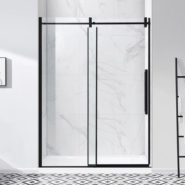OVE Decors Dayton Frameless Glass Alcove Shower Door L4