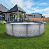 WAVEA - Round Above-Ground Steel Pool, Complete Kit with Accessories