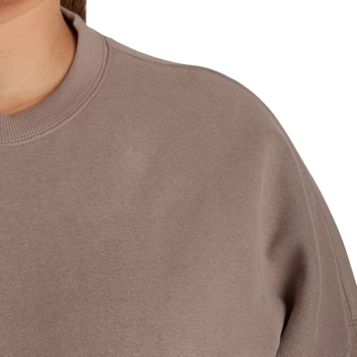 Lazypants Women's Fleece High-low Crewneck Sweatshirt