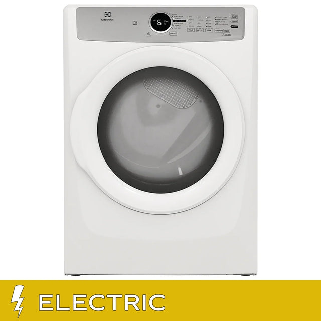 Electrolux 3 Series 27 in. 8.0 cu ft. White Electric Front Load Dryer with LuxCare Lint Shield R2