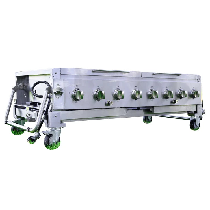 NXR 8 Burner Event Gas Grill with Cover