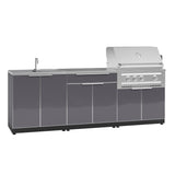 NewAge Products 5-piece Outdoor Kitchen Aluminum Set - Propane Gas