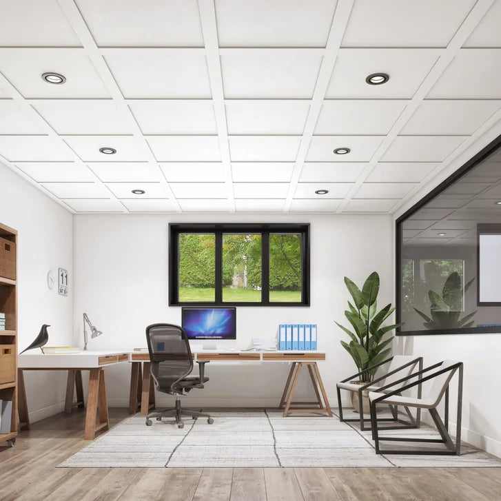 Embassy Suspended 2ft x 2ft Ceiling Kit Covering 145 square feet