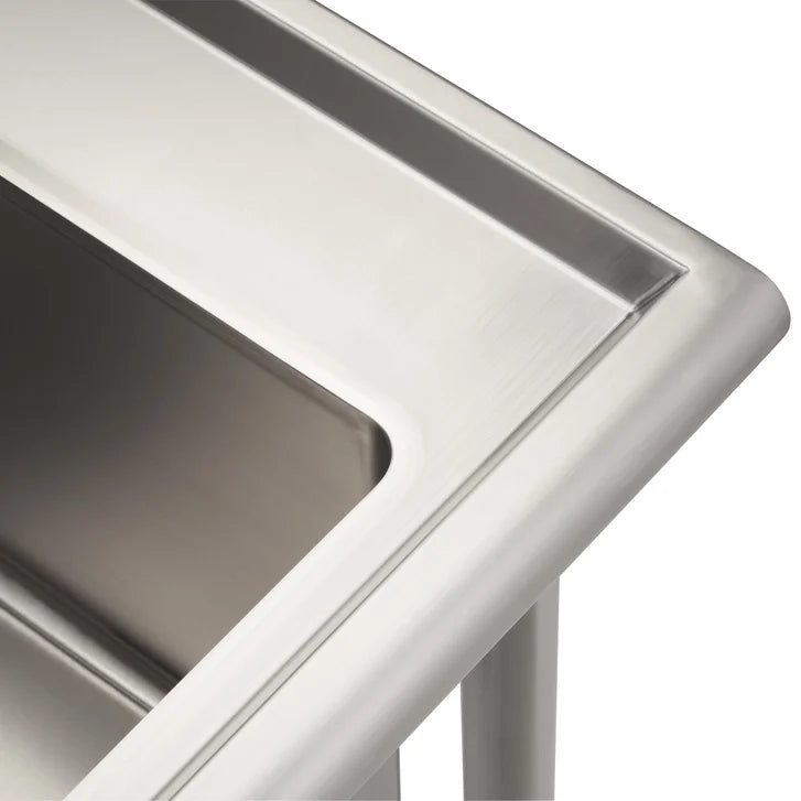 TRINITY 32 in. x 16 in. Stainless-steel Utility Sink with Pullout Faucet