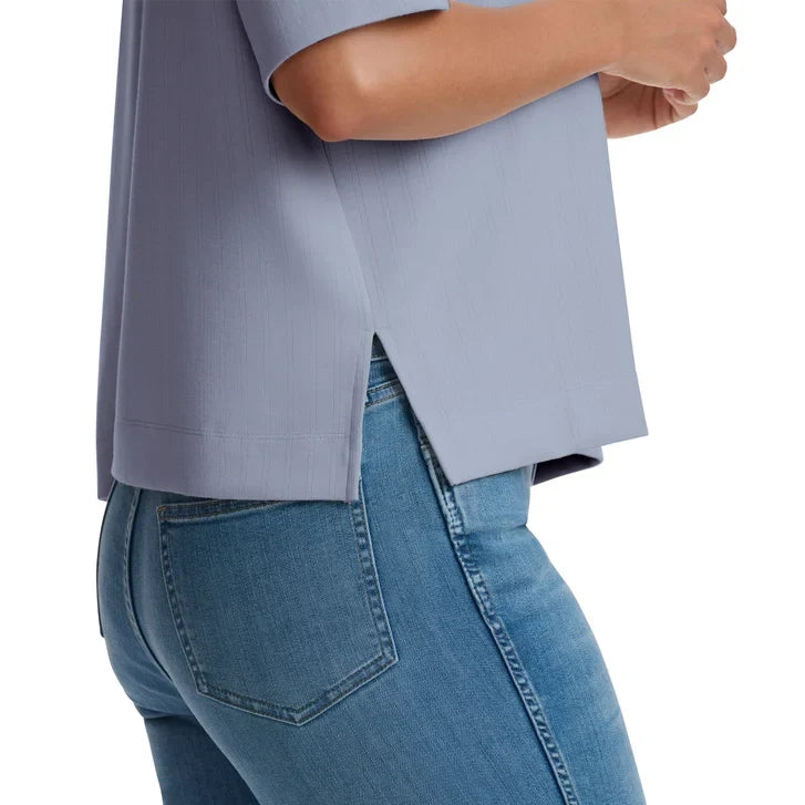 Splendid Women's Ribbed Short Sleeve Top