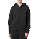 Tuff Athletics Women’s Oversized Fleece Hooded Full Zip