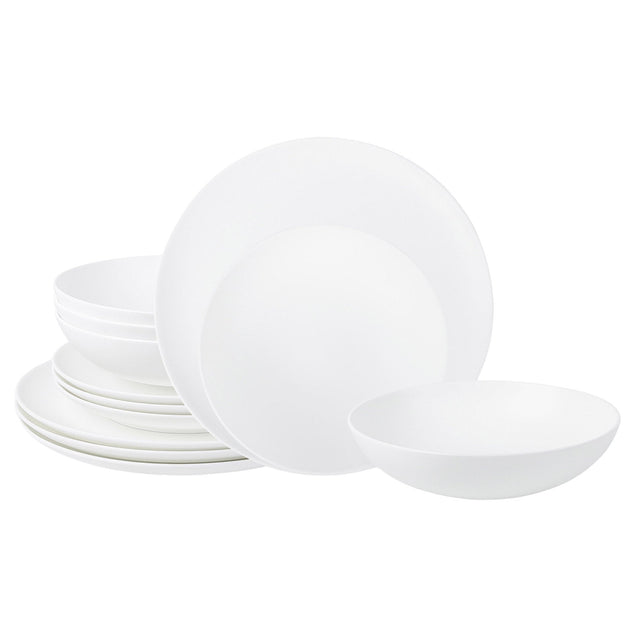 Stone Lain Taglio Bone China Dinnerware Set, 12-pieces G6