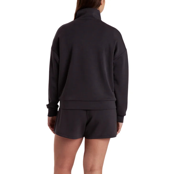 Lazypants Women's Full Zip Mock Neck Sweatshirt