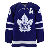 Frameworth Morgan Rielly Signed Toronto Maple Leafs Blue Fanatics Premium Jersey