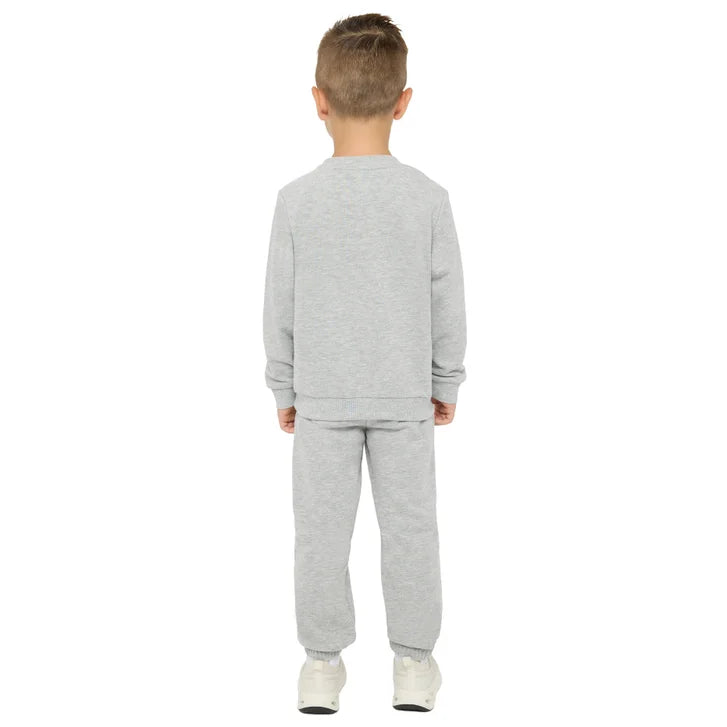 Pekkle Boys' and Girls' Cozy Fuzzy Fleece 2-piece Sweatshirt and Pants Set