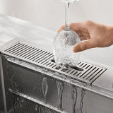 FORNO ACQUA D-WP30 33 in. Stainless Steel Kitchen Sink Workstation
