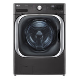LG 6.0 cu ft. Black Steel Front Load Washer with Smart Wi-Fi and TurboWash