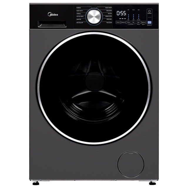 Midea 3.1 cu ft. Graphite Steel Front Load Washer with Quick Wash Option K6