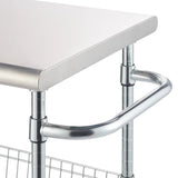 Trinity Stainless Steel Kitchen Cart 86.4cm (34in)