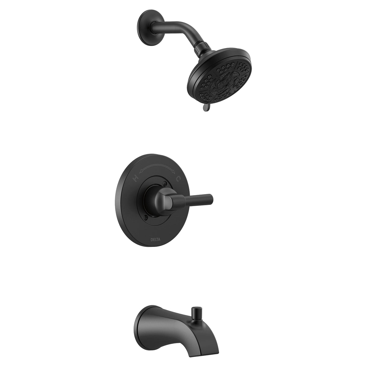 Delta Becker Monitor 14 Series Single Handle Tub and Shower Faucet