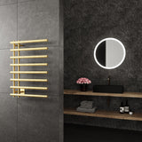Paris Mirror Leto 8 Bar Towel Warmer