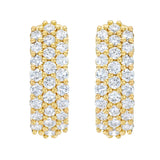 Round Brilliant Diamond Hoop Earrings (0.50 ctw)