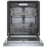 Bosch 500 Series 24 in Stainless Steel German Made Third Rack Dishwasher with Pocket Handle