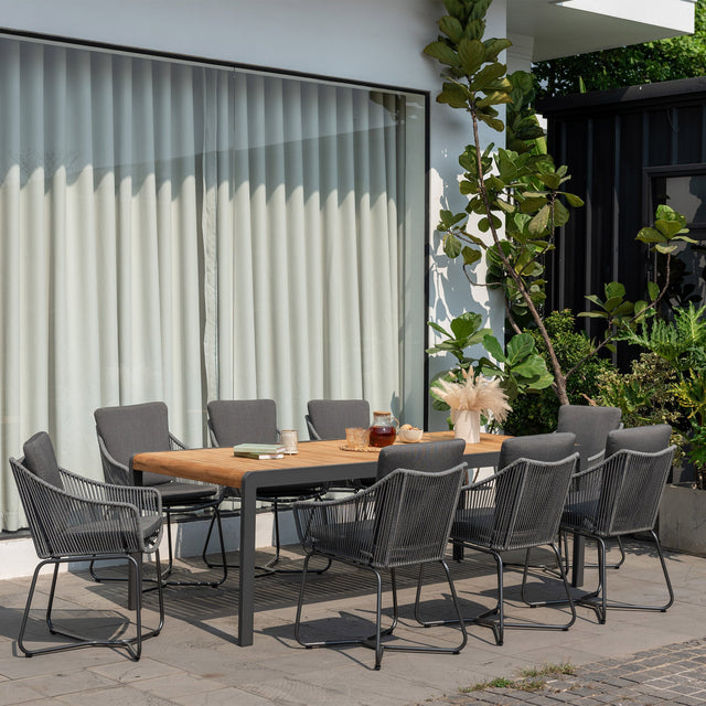Topaz 9-piece Deluxe Patio Dining Set L1