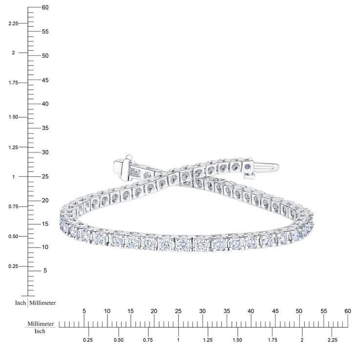 Round Brilliant Diamond Bracelet (4.00 ctw)