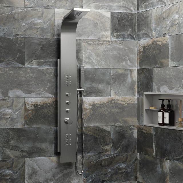 PULSE ShowerSpa Malibu 2-Jet Shower Panel with Handshower A3