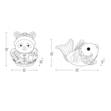 Lunar New Year Nightlights - Panda and Koi Fish