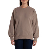 Lazypants Women's Fleece High-low Crewneck Sweatshirt