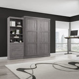 Bestar Boutique Queen Wall Bed 2-piece Set with Pull-out Shelf